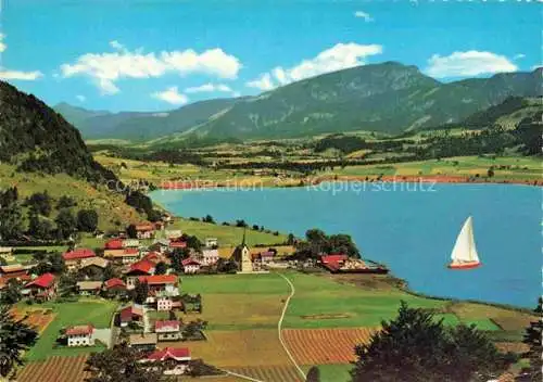 AK / Ansichtskarte Walchsee Tirol AT Fliegeraufnahme