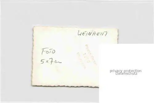AK / Ansichtskarte WEINHEIM  Bergstrasse BW Gruppenfoto