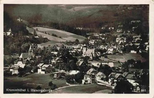 AK / Ansichtskarte Krummhuebel Karpacz Riesengebirge PL Ortsansicht
