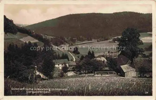 AK / Ansichtskarte Kruzberk Kreuzberg Opava Troppau CZ Panorama Mohratal