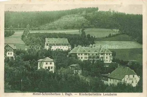 AK / Ansichtskarte Mittel-Schreiberhau Mittelschreiberhau Szklarska Poreba Riesengebirge PL Kinderheilstaette Lenzheim