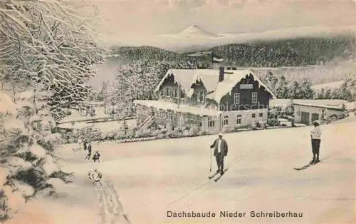 AK / Ansichtskarte Nieder-Schreiberhau Niederschreiberhau Szklarska Poreba Riesengebirge PL Dachsbaude