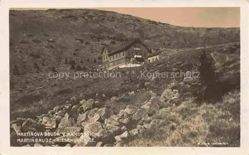 AK / Ansichtskarte Riesengebirge Krkonose Karkonosze Martinbaude