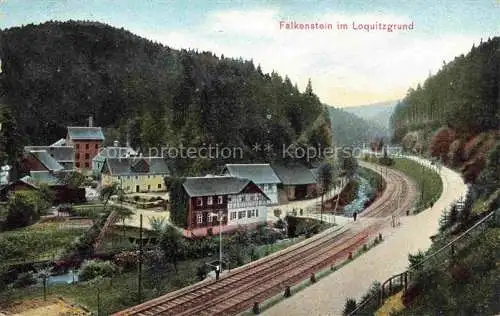 AK / Ansichtskarte Falkenstein Loquitzgrund Ludwigsstadt Kronach Bayern Panorama