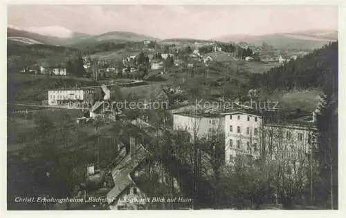 AK / Ansichtskarte Hain  Giersdorf Riesengebirge Podgorzy PL Christl Erholungsheime Baecheltal