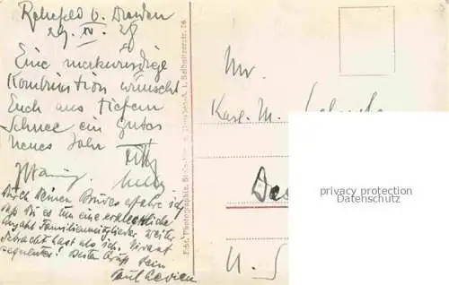 AK / Ansichtskarte Rehefeld-Zaunhaus Altenberg Blick zur Grenzbaude