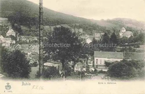 AK / Ansichtskarte Ruhla Blick von Bellevue