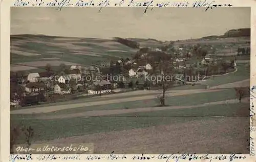 AK / Ansichtskarte Ober-Scheibe-Alsbach Sonneberg Thueringen Panorama mit Unterscheibe