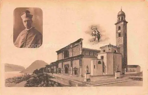 AK / Ansichtskarte LUGANO Lago di Lugano TI Giubileo Sacerdotale Kathedrale Portrait Monsignor Aurelio Bacciarini