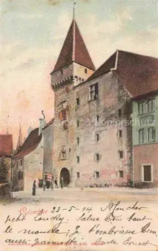 AK / Ansichtskarte Colombier  BOUDRY NE Motiv Altstadt Stadttor