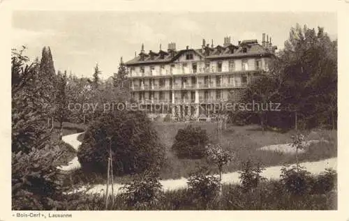 AK / Ansichtskarte LAUSANNE VD Clinique Bois-Cerf