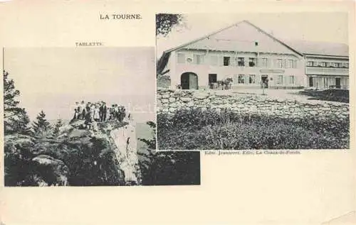 AK / Ansichtskarte La Tourne 1131m NE Hotel de la Tourne Tablette Felsplateau