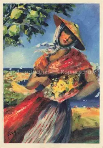 AK / Ansichtskarte NICE   Nizza 06 Alpes-Maritimes Les jolies filles de France La Nicoise Kuenstlerkarte