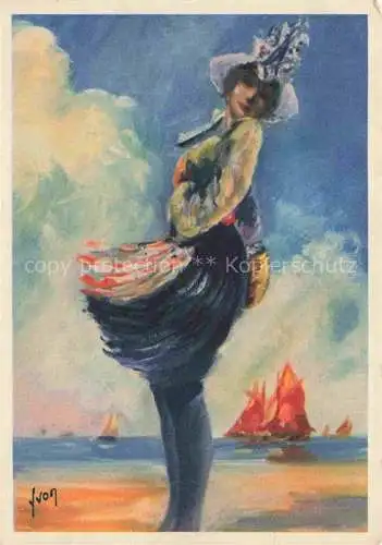 AK / Ansichtskarte Sablaise Sables-d Olonne Les 85 Vendee Les jolies filles de France La Sablaise Kuenstlerkarte