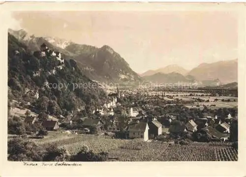 AK / Ansichtskarte Vaduz Liechtenstein FL Panorama Fuerstentum Alpen