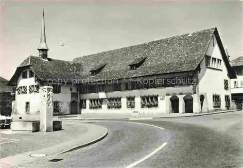 AK / Ansichtskarte Ins-Anet Erlach BE Hôtel de Ville Rathaus