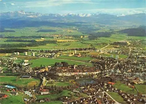 AK / Ansichtskarte Wil  SG Altstadt mit Saentis und Churfirsten