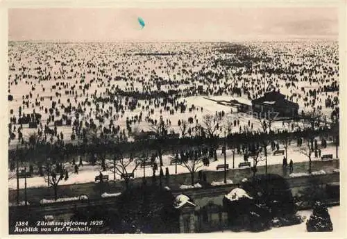 AK / Ansichtskarte ZueRICH  ZH Zuerichseegefroerne 1929 Ausblick von der Tonhalle
