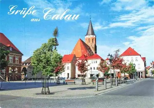 AK / Ansichtskarte Calau Calauer Marktplatz