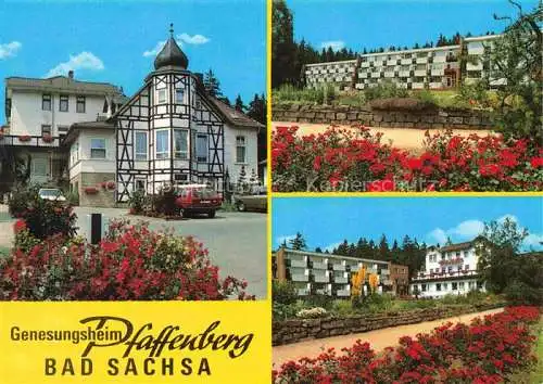 AK / Ansichtskarte Bad Sachsa Osterode Harz Genesungsheim Pfaffenberg Details