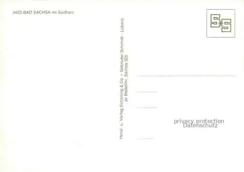 AK / Ansichtskarte Bad Sachsa Osterode Harz Genesungsheim Pfaffenberg Details