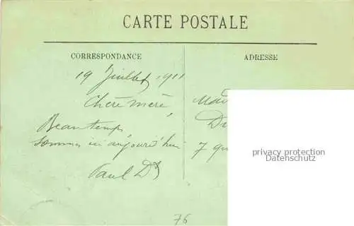 AK / Ansichtskarte Bois-de-Cise Ault 80 Somme Un coin du parc