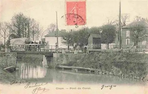 AK / Ansichtskarte Claye-Souilly TORCY 77 Seine-et-Marne Pont du Canal