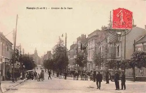 AK / Ansichtskarte Nangis Provins 77 Seine-et-Marne Avenue de la Gare