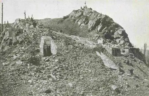 AK / Ansichtskarte Hartmannswillerkopf Hartmannsweilerkopf 68 Haut-Rhin Bunker Kriegsschauplatz 1. Weltkrieg
