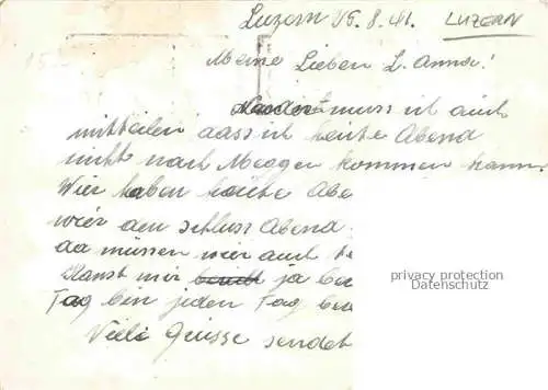 AK / Ansichtskarte LUZERN  LU MSA 5 Militaersaenitaetsanstalt Turm