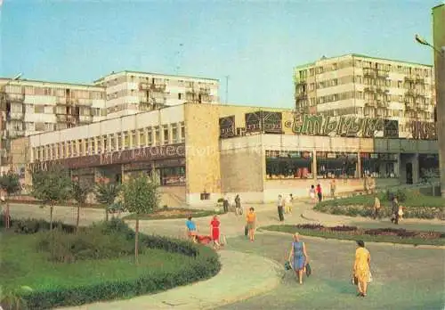 AK / Ansichtskarte ZIELONA GORA Gruenberg PL Osiedle mieszkaniowe Morelowa Wohnsiedlung Einkaufszentrum