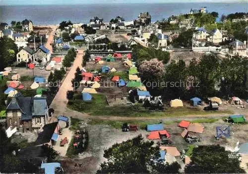 AK / Ansichtskarte DEAUVILLE-SUR-MER 14 Calvados Camping vue aérienne