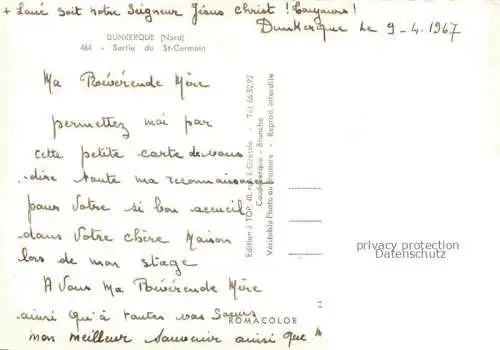 AK / Ansichtskarte DUNKERQUE Duenkirchen 59 Nord Sortie du St. Germain