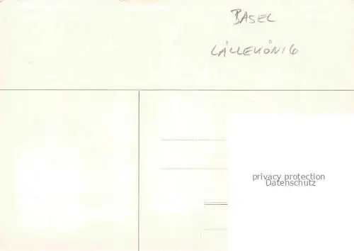 AK / Ansichtskarte BASEL BS Laellekoenig Kuenstlerkarte