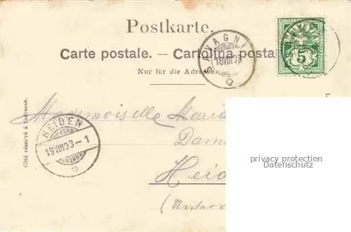 AK / Ansichtskarte Engolon Engollon Val-de-Ruz La Chaux-de-Fonds NE Eglise