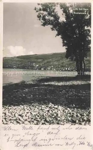 AK / Ansichtskarte Horn Bodensee Arbon TG Uferpartie am See