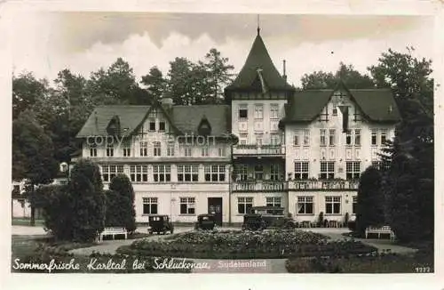 AK / Ansichtskarte Schluckenau Sluknov CZ Sommerfrische Karltal