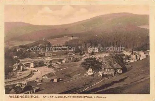 AK / Ansichtskarte Spindelmuehle Riesengebirge Spindleruv Mlyn CZ Friedrichsthal Panorama