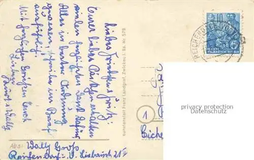 AK / Ansichtskarte Reichenbach  Vogtland Sachsen Hoehere Textil Fachschule