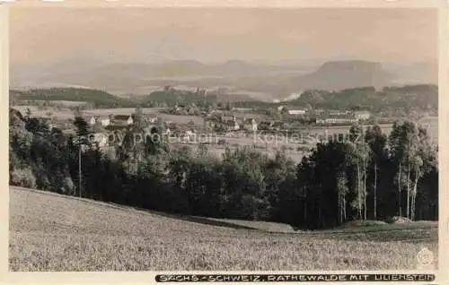 AK / Ansichtskarte Rathewalde Hohnstein Sachsen mit Lilienstein