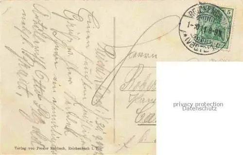 AK / Ansichtskarte Reichenbach  Vogtland Sachsen Schoene Aussicht