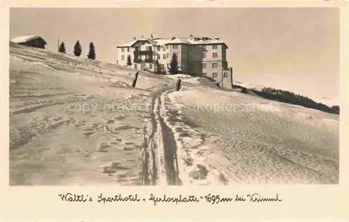 AK / Ansichtskarte Gerlosplatte 1700m Zillertal Tirol AT Waltl's Sporthotel
