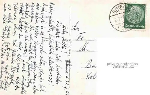 AK / Ansichtskarte Rhinow Havelland Brandenburg Stadtblick