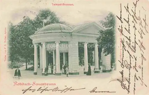 AK / Ansichtskarte Rohitsch-Sauerbrunn Rogaska-Slatina Steiermark Slovenia Tempel Brunnen
