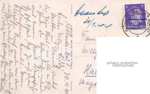 AK / Ansichtskarte Bad Altheide Polanica-Zdroj PL Reserve Lazarett Gerda