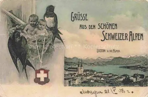 AK / Ansichtskarte LUZERN  LU Panorama