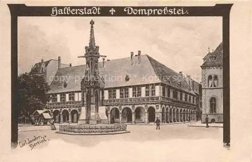 AK / Ansichtskarte Halberstadt Harz Domprobstei