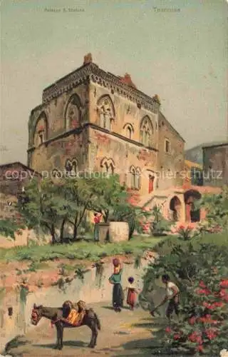 AK / Ansichtskarte Taormina Sicilia IT Schloss