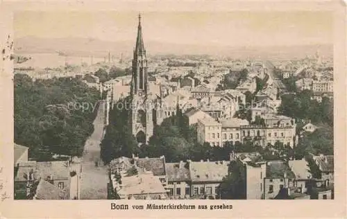 AK / Ansichtskarte BONN Rhein Blick vom Muensterkirchturm