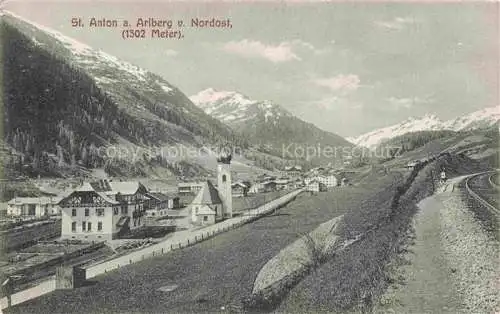 AK / Ansichtskarte St Anton Arlberg Tirol AT Panorama